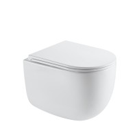 Унитаз подвесной Интэро (Intero) VT1-57TFS Торнадо, цвет белый, ультратонкое микролифт сиденье