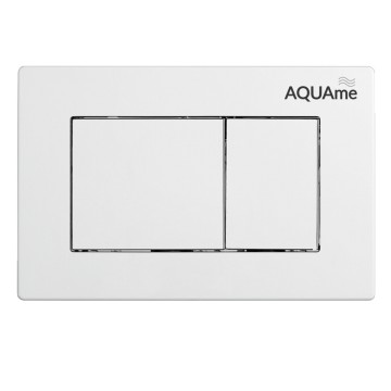 AQM4102W Панель смыва AQUAme, белый