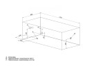 Акриловая ванна с каркасом Uperwood Next 175x80 см, белая