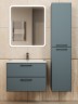 Шкаф-пенал для ванной Uperwood Foster NEW 36х30х160 см, серый графит