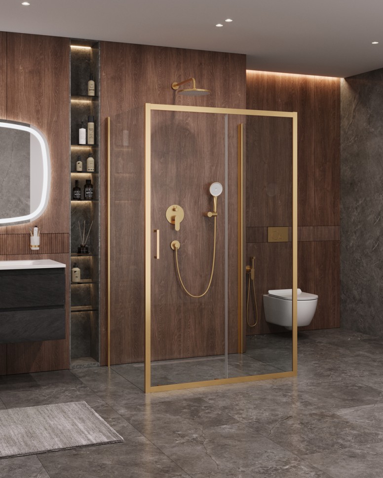 Душевой уголок CEZARES MOLVENO-AH-12-150/90-C-BORO-IV