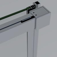 Душевая дверь Soft 2 VDS-3SO2120CL, 1200, хром, стекло прозрачное