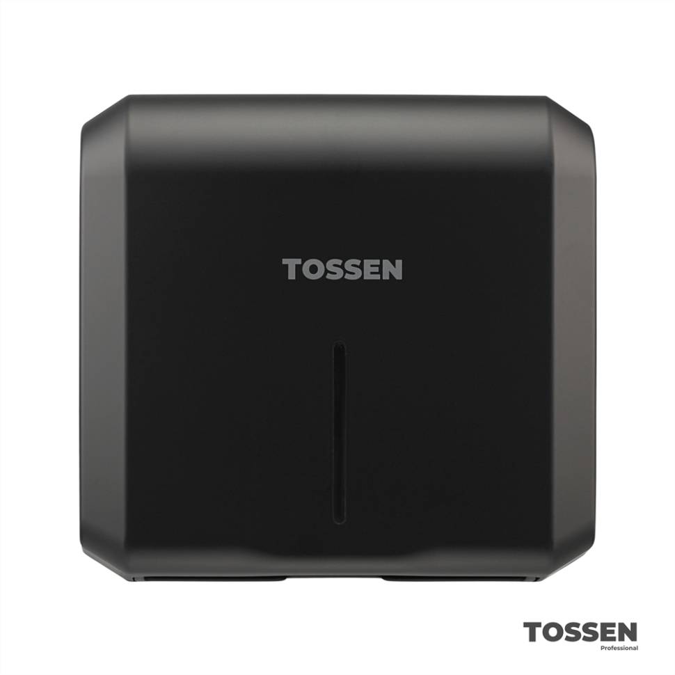 TOSSEN Z-7336 PB - диспенсер бумажных полотенец (коллекция «Матовый чёрный»)