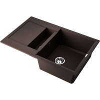 Кухонная мойка Omoikiri Sakaime 78-2-DC Tetogranit/темный шоколад