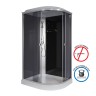 Душевая кабина Niagara Eco E120/80/13L/TN (120х80х215) низкий поддон(13см),стекло тонированное,3 места