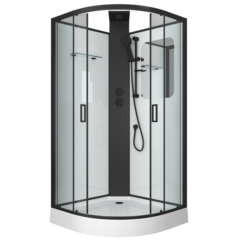Душевая кабина Grossman Elegans GR251 (90х90х217) дверь раздвижная,5 мест