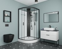 Душевая кабина Grossman Elegans GR251 (90х90х217) дверь раздвижная,5 мест