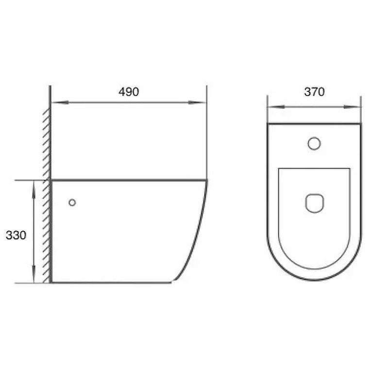 Биде Ceramalux 2197-1MB