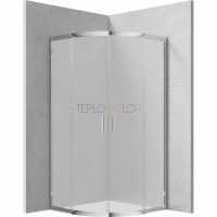 Душевая кабина, полукруглая, 80x80 см