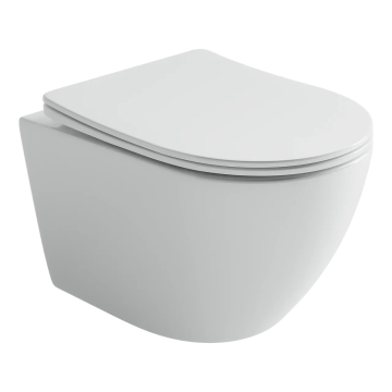 Подвесной унитаз CERAMICANOVA Uno смыв Торнадо 490x360x360 белый