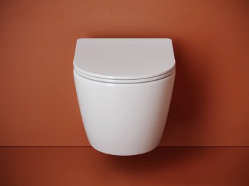 Подвесной унитаз CERAMICANOVA Uno смыв Торнадо 490x360x360 белый