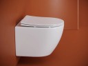 Подвесной унитаз CERAMICANOVA Uno смыв Торнадо 490x360x360 белый