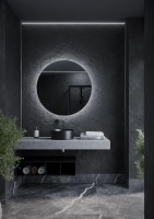 Зеркало для ванной комнаты SANCOS Sfera D1000 c подсветкой , арт. SF1000