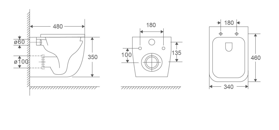 Унитаз подвесной Эра (Era) VT1-58TFS Торнадо, цвет белый, ультратонкое микролифт сиденье