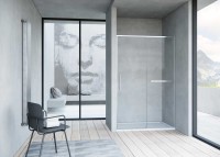Душевая дверь Slim Soft VDS-1SS120CL, 1200, хром, стекло прозрачное