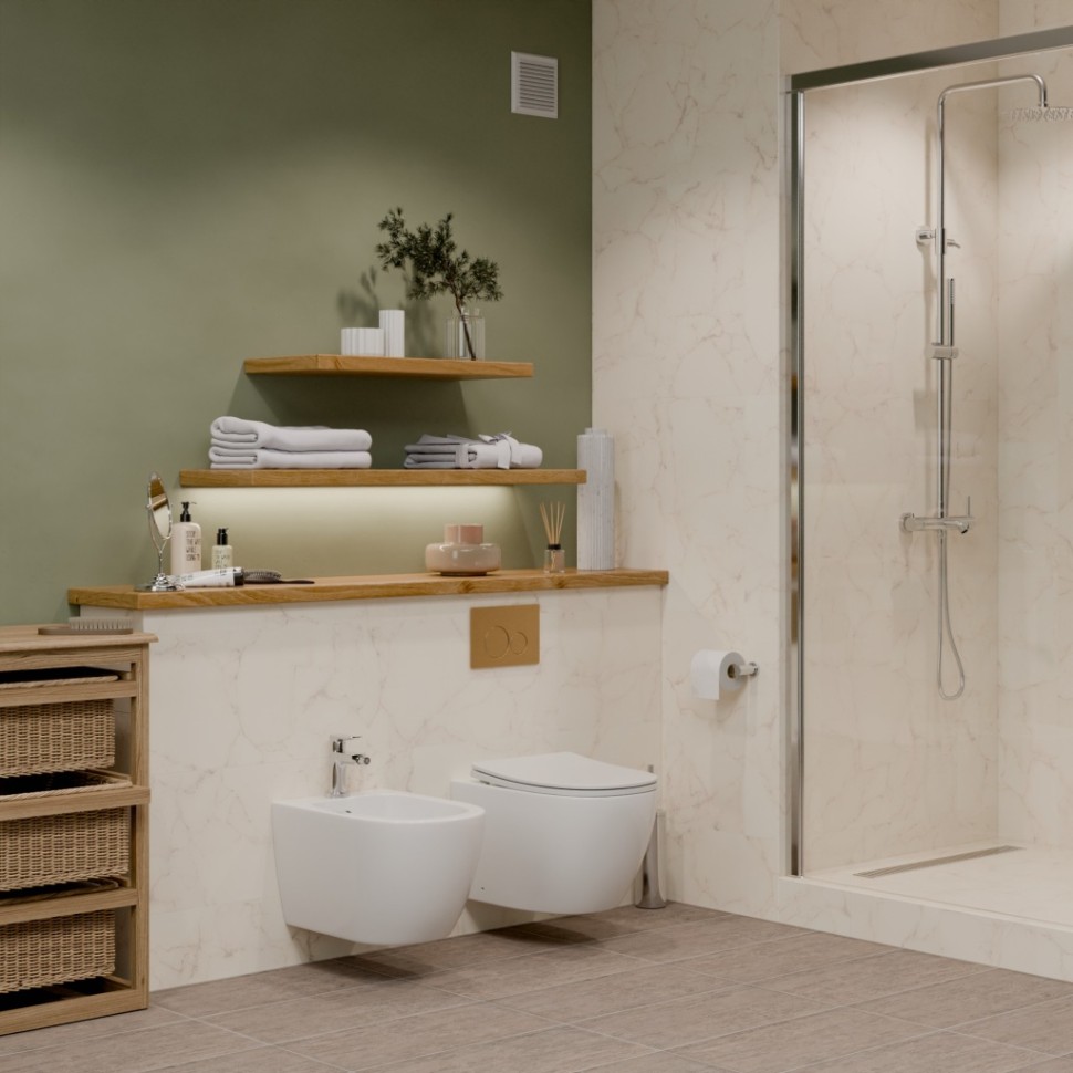 Биде IBERICA BLANCA BILBAO BIDE глянцевый белый (IB.BLA.B12)