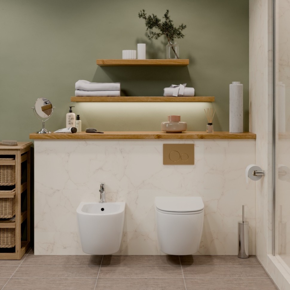 Биде IBERICA BLANCA BILBAO BIDE глянцевый белый (IB.BLA.B12)