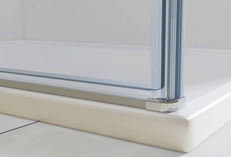 Душевой уголок Extra VSR-1E901010CL, 900/1000*1000, хром, стекло прозрачное