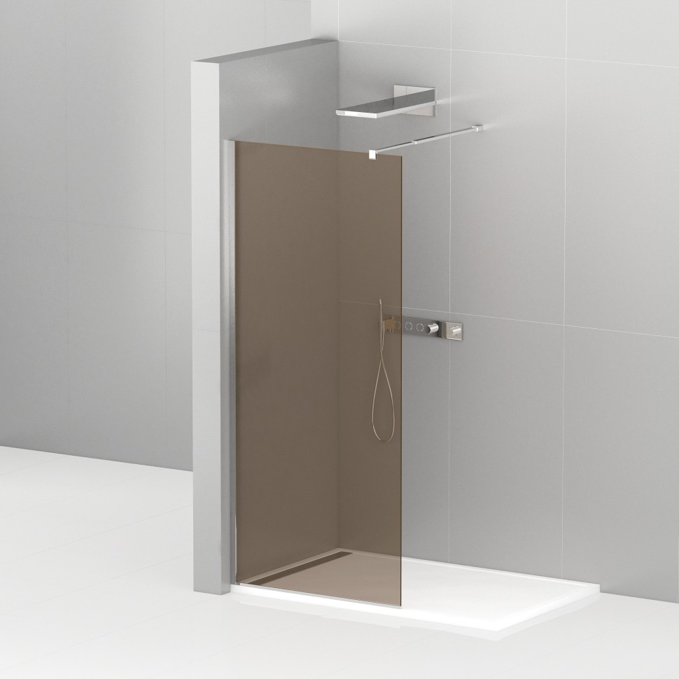 Душевая перегородка CEZARES LIBERTA-L-1-100-BR-Cr