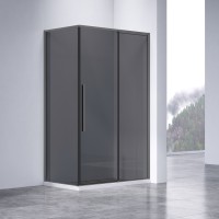 Душевой уголок Слим-Н (Слим-Н (Slim-N)) VSR-4SN8013CGGM, 1300*800, вороненая сталь, стекло тонированное