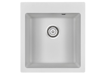 Мойка KANTE 45, IT-GRANIT, PM104651-WH, белый, 460х510 мм, Paulmark