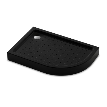 Душевой поддон Veconi Tezeo acrylic TZ-55LB, 1000x800x150, акрил, черный