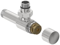 Вентиль угловой под шестигранник (G 1/2&quot; НР х G 1/2&quot; НР)