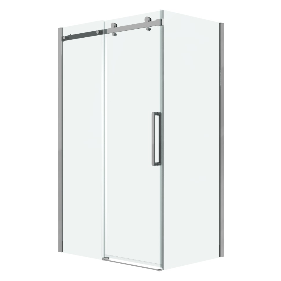 Душевое ограждение Grossman Classic 100.K33.04.100.10.00-200.K33.04.90.10.00 (100х90х195) раздвижная,хром,стекло прозрачное,2 места