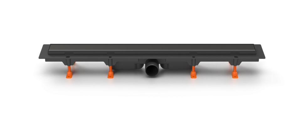 Душевой желоб MILLEAU Multi*2 в 1 M650MB с комбинированным затвором и чёрной двухсторонней решеткой