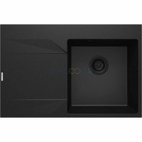 Гранитная мойка, 1-чаша с осушкой - левый