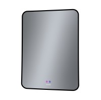 Зеркало ELEGANS-норма BLACK (600*800*45) LED с сенсорным выключателем и подогревом