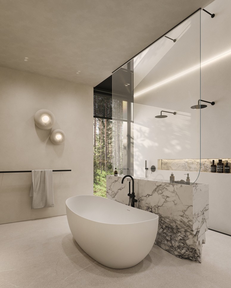 Ванна из искусственного камня ABBER Stein AS9615-1.6 белая матовая