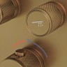 Душевой комплект SANCOS Space встраиваемый c термостатическим смесителем, цвет брашированное золото , арт. SC3006BG