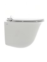 AQM2005 Унитаз подвесной с сиденьем SoftClose, технология смыва Rimless, скрытый крепеж. 485x360x360
