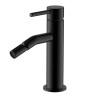 AQM 6216MB Siena Смеситель для биде однорычажный, Черный матовый