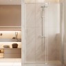Душевая дверь Экстенза (Extenza) VDP-4EX9010CLBN, 900/1000, брашированный никель, стекло прозрачное