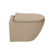 Унитаз подвесной Глобо (Globo) VT1-14TMC Торнадо, цвет капучино матовый, ультратонкое микролифт сиденье