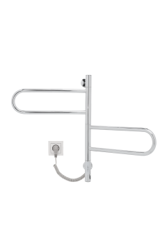 Полотенцесушитель электрический Vincea VTD-1R1CE 44x60, хром, таймер