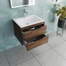 База под раковину Vincea  Chiara 2D 600 подвесная, 2 выкатных ящика soft-close, C.Oak