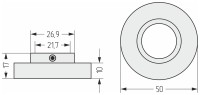 Отражатель TUBE (d 1/2&quot;)