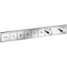 Смеситель для душа Hansgrohe RainSelect хром, белый (15384700)