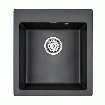 Мойка KANTE 45, IT-GRANIT, PM104651-AN, антрацит, 460х510 мм, Paulmark
