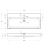Керамическая раковина BelBagno BB-8078-100