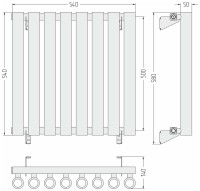 Кумир-0 500х540 8 секций