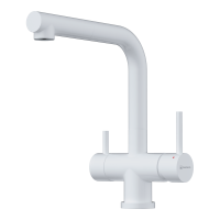 Смеситель для кухни Omoikiri Takamatsu-S-WH латунь/белый