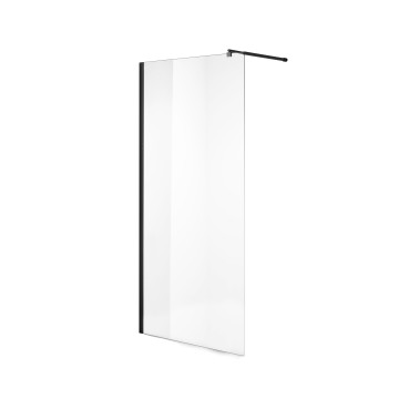 Душевая перегородка Niagara Nova NG-683-80ВLACK (80х195) черный,стекло прозрачное,1 место
