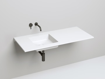 Раковина встраиваемая MAREA 07 в цвете по RAL 420х420х125 S-Stone Матовое