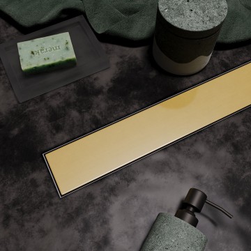 Душевой лоток Veconi Stesso Gold 900