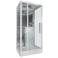 Душевая кабина Grossman Style GR161 (90x90x215) дверь распашная,5 мест