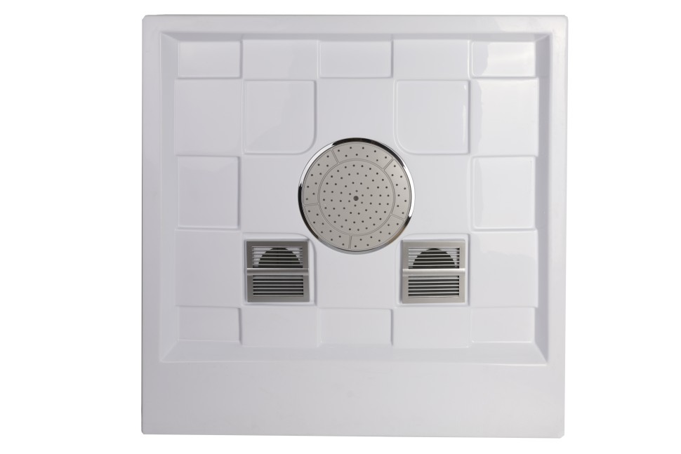 Душевая кабина Grossman Style GR161 (90x90x215) дверь распашная,5 мест